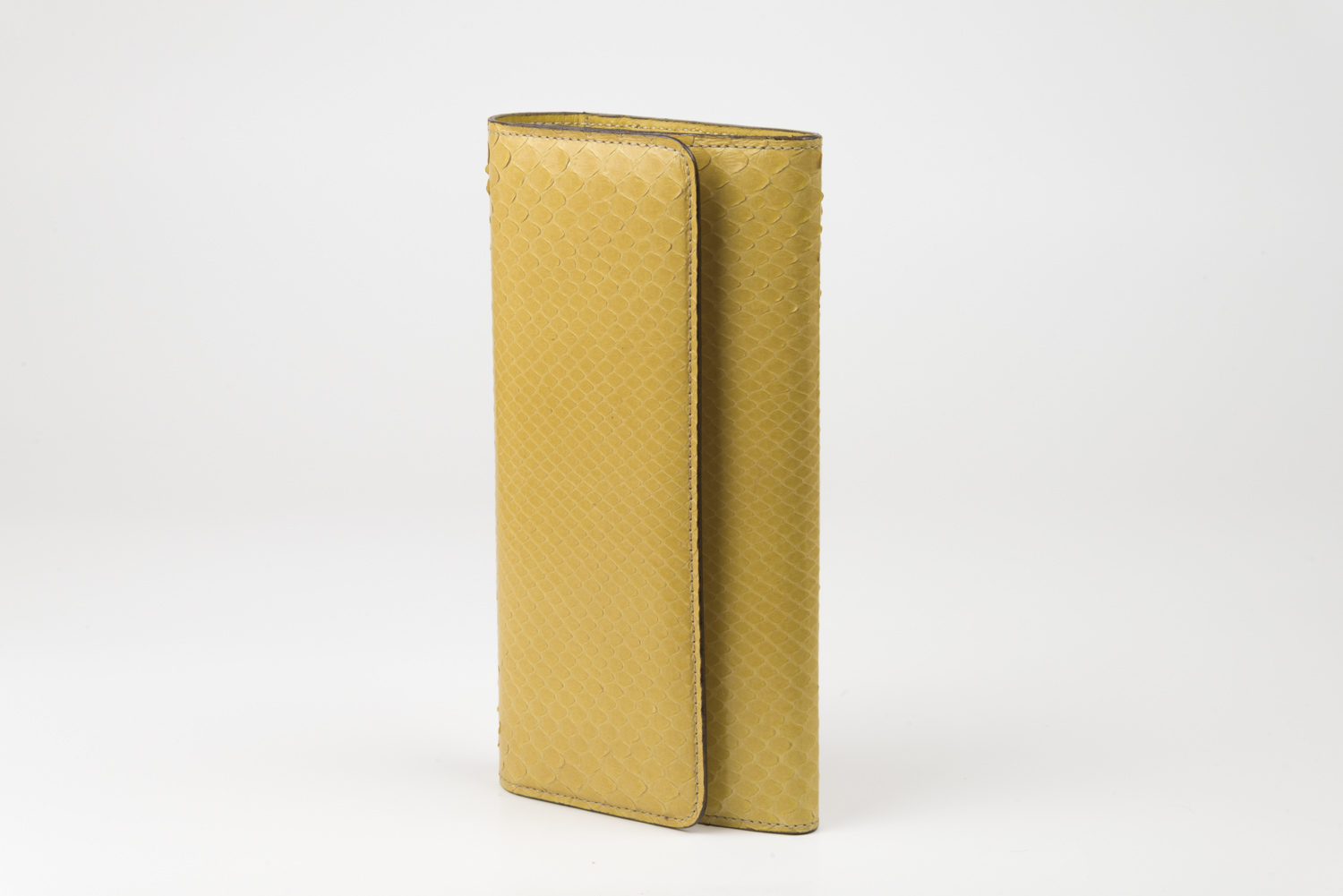 Portafoglio donna pitone lux yellow - immagine 2