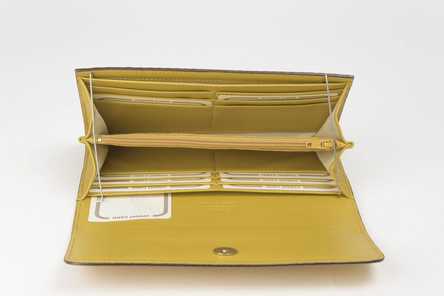 Portafoglio donna pitone lux yellow - immagine 5