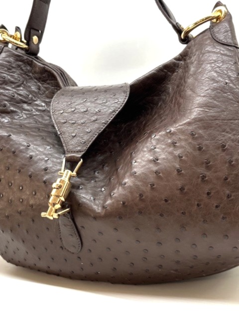 Borsa Butterfly in Vero Struzzo - immagine 2