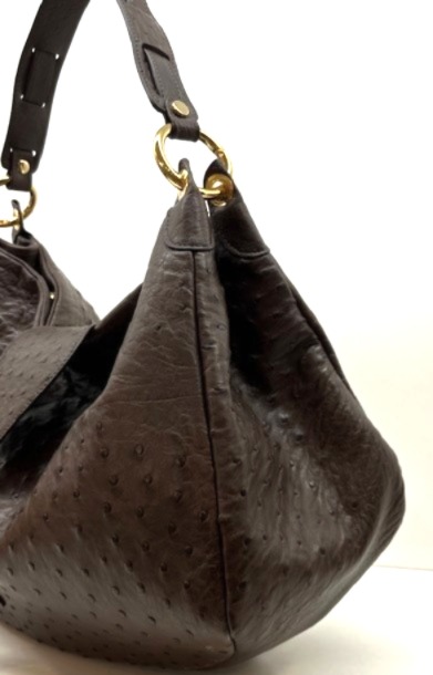 Borsa Butterfly in Vero Struzzo - immagine 4