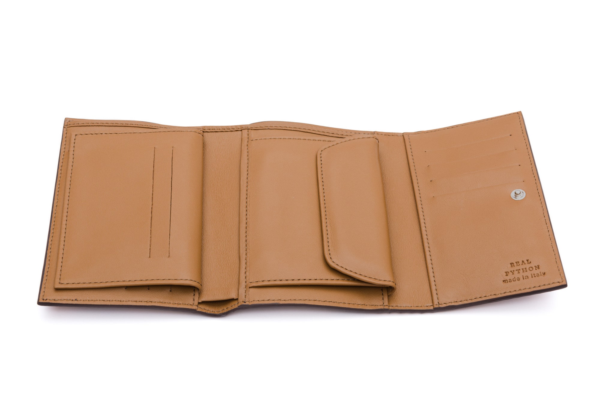 Portafoglio donna pitone cuir - immagine 4